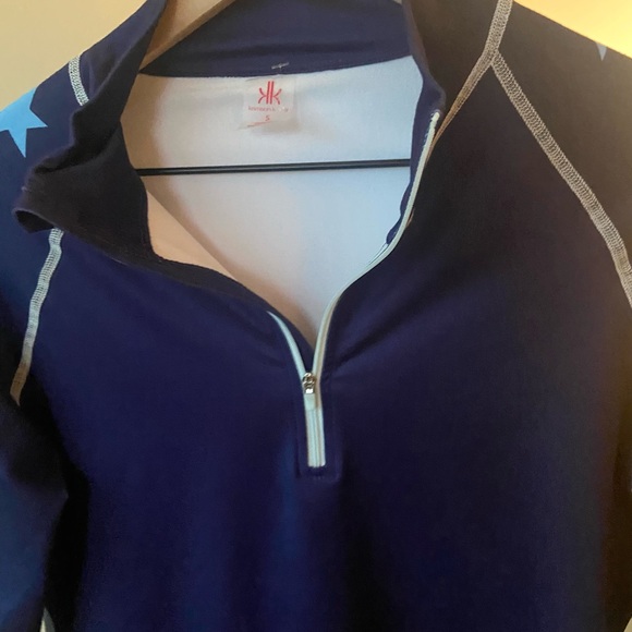 S 🔖 KRIMSON KLOVER STARGAZE 1/4 ZIP BASE LAYER TOP WOMEN'S Navy Blue - Picture 8 of 9